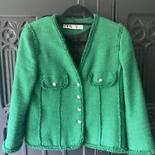 Zara green boucle for sale  HINCKLEY