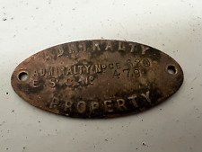 Old brass plate for sale  SUNDERLAND