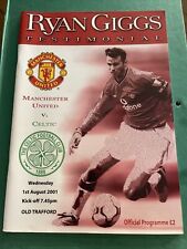Manchester united celtic for sale  BALLYMENA