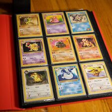 Pokemon Childhood Binder Of Vintage Cards And Modern (1995-1999 And 2016) for sale  Bel Air