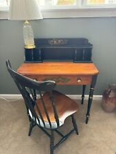 black wooden desk chair for sale  Sharon