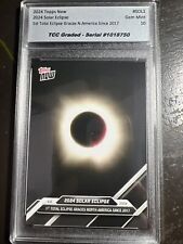2024 Topps Now Solar Eclipse TCC Graded Gem Mint 10 for sale  Shipping to South Africa