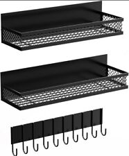 4 metal shelf rack black for sale  San Mateo