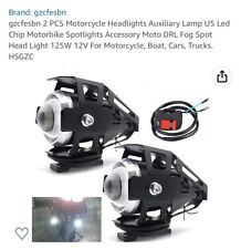2pcs motorcycle headlight for sale  TELFORD