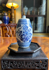 Uma rara gota de água chinesa Qing Kangxi azul e branca de porcelana, marcada comprar usado  Enviando para Brazil