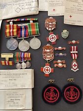 ARP British Red Cross Society MERIT WWII War Medals Boxes RNH GI NURSING BUNDLE for sale  LEATHERHEAD