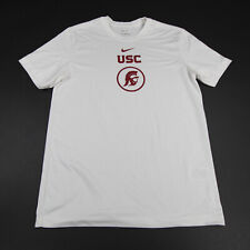 USC Trojans Nike Dri-Fit Camisa Mangas Cortas Para Hombre Blanca Usada segunda mano  Embacar hacia Argentina