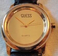 Usado, Relógio feminino palpite vintage 1991 mostrador dourado pulseira preta bom estado comprar usado  Enviando para Brazil