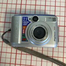 Samsung Digimax 200 ~ 2.1 MP  2x Zoom ~ Digital Camera ~ Silver/ Blue UNTESTED for sale  Shipping to South Africa