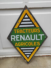 plaque emaillee renault d'occasion  Niort