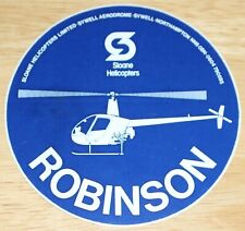 Sloane helicopters robinson for sale  HORSHAM