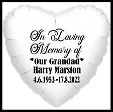 Loving memory personalised for sale  POOLE