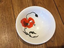 Wedgwood Corn Poppy Susie Cooper Design Small 6" Cereal Fruit Dessert Bowl, used for sale  Shipping to South Africa