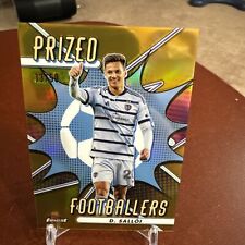 2023 Topps Finest MLS Daniel Salloi Prizes Footballers Red Yellow Sporting KC for sale  Shipping to South Africa