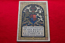 coronation elizabeth programme for sale  TAUNTON
