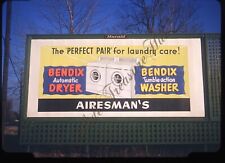 Bendix Washer Dryer Billboard Sign Ohio 1950s 35mm Slide Red Border Kodachrome B for sale  Prairie Village