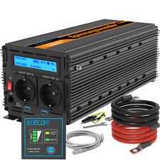 EDECOA Convertisseur 12V 220V Onduleur 3000W 6000 WATT Inverter LCD 2*USB na sprzedaż  Wysyłka do Poland