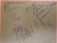Saxon autographs for sale  Ireland