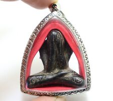 BIG PIDTA LP KRON MADE 1950s PENDANT CLOSE EYE BUDDHA CRON TOK RAJA LUCKY AMULET for sale  Shipping to South Africa