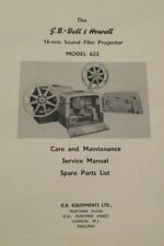 Used, Cine projector BELL & HOWELL Care & Maintenance Service &parts Model 622 CD/Emal for sale  Shipping to South Africa
