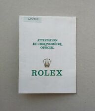 ROLEX Guarantee Warranty Paper Booklet Daytona 16520 16523 16528 Serial L 999031 for sale  Shipping to South Africa