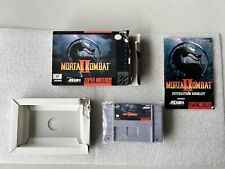 Super Nintendo (SNES) Mortal Kombat II 1994 Completo Na Caixa TESTADO comprar usado  Enviando para Brazil
