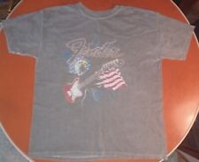 Camiseta masculina guitarra Fender All American Jaguar cinza média música burnout comprar usado  Enviando para Brazil