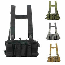 Colete de arnês modular tático para equipamento de peito bolsa de revista Airsoft transportadora militar, usado comprar usado  Enviando para Brazil