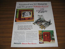 1952 Vintage Ad Philco 20" Chassi de Feixe Balanceado Conjuntos de TV Modelo 2120 Televisão comprar usado  Enviando para Brazil