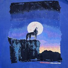 marlboro shirt t wolf howling for sale  Costa Mesa