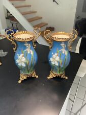 Paire vases faience d'occasion  Besançon