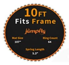 Jumpfly Replacement Trampoline Mat Using 5.3" Springs 102" Size 64 V Rings Count for sale  Shipping to South Africa