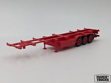 Herpa Containerchassis 3axis Pallet box red 1:87 /H19880 for sale  Shipping to South Africa