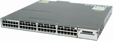 Cisco WS-C3750X-48PF-S 48-Port Gigabit IP Base Switch w/ 1x C3KX-PWR-1100WAC for sale  Shipping to South Africa