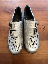 Shimano RX8 Carbon Gravel Boa MTB Cycling Shoes Silver Size 44- Gravel Racing for sale  Shipping to South Africa