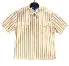 Camisa masculina Tommy Hilfiger manga curta listra bordada amarela manga curta XL comprar usado  Enviando para Brazil