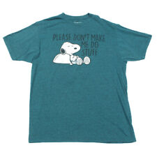 Camiseta SNOOPY Peanuts | Grande | Camiseta Gola Redonda Vintage Engraçada AU24 comprar usado  Enviando para Brazil