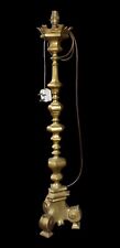 Vintage Large Solid Brass Floor Standing Lamp for sale  Shipping to South Africa