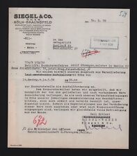 Köln braunsfeld brief gebraucht kaufen  Leipzig