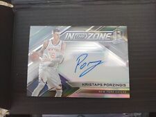 2017-2018 Panini Spectra In the Zone Autographs kristaps porzingis for sale  Shipping to South Africa