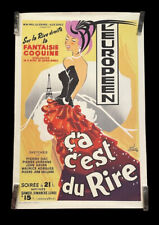 Affiche cabaret pin d'occasion  Herry