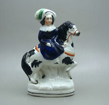 STAFFORDSHIRE C1850 ROYAL CHILD on HORSEBACK Horse FLATBACK Figurine for sale  Shipping to South Africa
