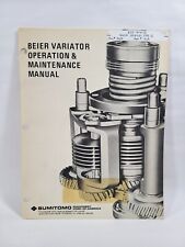 Sumitomo - Manual de operación y mantenimiento del variador Beier - Maquinaria industrial segunda mano  Embacar hacia Mexico
