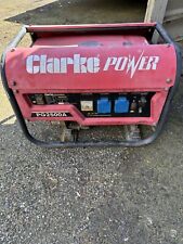 Petrol generator clarke for sale  SHEFFIELD
