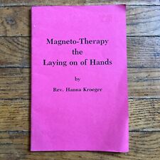 Magnetoterapia La imposición de manos Hanna Kroeger libro segunda mano  Embacar hacia Argentina