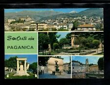 Cartolina paganica vedutine usato  Italia