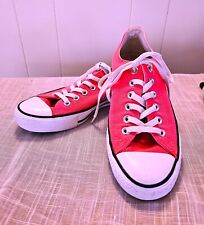 Tênis Converse All Star cano baixo rosa quente feminino tamanho 7 masculino 5 muito limpo, usado comprar usado  Enviando para Brazil