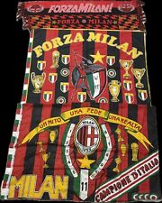 Milan calcio bandiere usato  Due Carrare