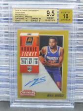2018-19 Contenders Premium Mikal Bridges Gold Rookie Auto RC #03/10 BGS 9.5/10 for sale  Shipping to South Africa