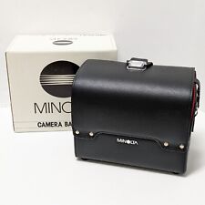 Bolsa para câmera Minolta PB-3 couro estojo rígido preta vintage nova na caixa comprar usado  Enviando para Brazil